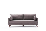 Canapea fixă 3 locuri Bella For 3 Pr, Diverse culori, 208x81x85 cm - Maro | SKU: 825BLC2582 | Canapea fixă 3 locuri Bella For 3 Pr, 208x81x85 cm, varianta Maro, produs pentru amenajarea locuinței, disponibil online în România la CasaMob
