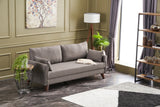 Canapea extensibilă Bella, 3 locuri, Diverse culori, 208x81x85 cm - Maro | SKU: 825BLC2583 | Canapea extensibilă Bella, 3 locuri, 208x81x85 cm, varianta Maro, produs pentru amenajarea locuinței, disponibil online în România la CasaMob