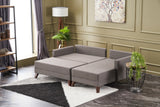 Canapea extensibilă Bella, Colț, Dreapta, Mini, Diverse culori, 205x81x85 cm - Maro | SKU: 825BLC2586 | Canapea extensibilă Bella, Colț, Dreapta, Mini, 205x81x85 cm, varianta Maro, produs pentru amenajarea locuinței, disponibil online în România la CasaMob