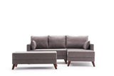 Canapea extensibilă Bella, Colț, Dreapta, Mini, Diverse culori, 205x81x85 cm - Maro | SKU: 825BLC2586 | Canapea extensibilă Bella, Colț, Dreapta, Mini, 205x81x85 cm, varianta Maro, produs pentru amenajarea locuinței, disponibil online în România la CasaMob