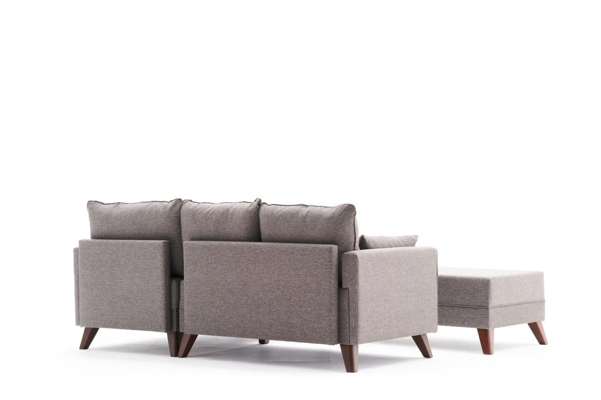 Canapea extensibilă Bella, Colț, Dreapta, Mini, Diverse culori, 205x81x85 cm - Maro | SKU: 825BLC2586 | Canapea extensibilă Bella, Colț, Dreapta, Mini, 205x81x85 cm, varianta Maro, produs pentru amenajarea locuinței, disponibil online în România la CasaMob