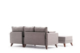 Canapea extensibilă Bella, Colț, Dreapta, Mini, Diverse culori, 205x81x85 cm - Maro | SKU: 825BLC2586 | Canapea extensibilă Bella, Colț, Dreapta, Mini, 205x81x85 cm, varianta Maro, produs pentru amenajarea locuinței, disponibil online în România la CasaMob
