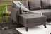 Maro | SKU: 825BLC2587 | Canapea extensibilă Bella, Colț, Stânga, Mini, 205x81x85 cm, varianta Maro, produs pentru amenajarea locuinței, disponibil online în România la CasaMob
