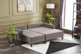 Canapea extensibilă Bella, Colț, Stânga, Mini, Diverse culori, 205x81x85 cm - Maro | SKU: 825BLC2587 | Canapea extensibilă Bella, Colț, Stânga, Mini, 205x81x85 cm, varianta Maro, produs pentru amenajarea locuinței, disponibil online în România la CasaMob