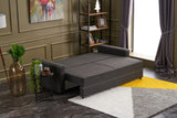 Canapea extensibilă Ece, 3 locuri, Diverse culori, 215x90x88 cm - Antracit | SKU: 825BLC2589 | Canapea extensibilă Ece, 3 locuri, 215x90x88 cm, varianta Antracit, produs pentru amenajarea locuinței, disponibil online în România la CasaMob
