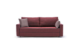 Canapea extensibilă Ece, 3 locuri, Diverse culori, 215x90x88 cm - Bordo | SKU: 825BLC2590 | Canapea extensibilă Ece, 3 locuri, 215x90x88 cm, varianta Bordo, produs pentru amenajarea locuinței, disponibil online în România la CasaMob