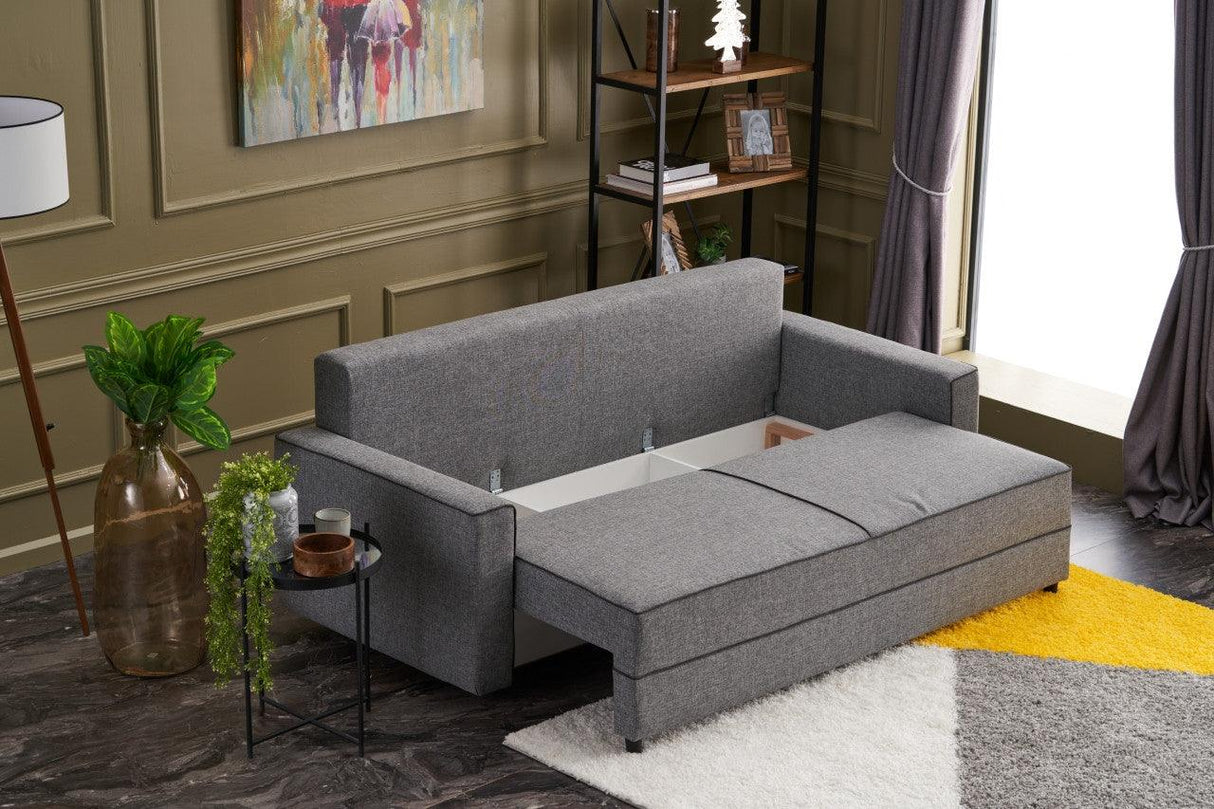 Canapea extensibilă Ece, 3 locuri, Diverse culori, 215x90x88 cm - Crem | SKU: 825BLC2591 | Canapea extensibilă Ece, 3 locuri, 215x90x88 cm, varianta Crem, produs pentru amenajarea locuinței, disponibil online în România la CasaMob