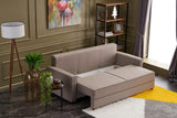 Canapea extensibilă Ece, 3 locuri, Diverse culori, 215x90x88 cm - Crem | SKU: 825BLC2591 | Canapea extensibilă Ece, 3 locuri, 215x90x88 cm, varianta Crem, produs pentru amenajarea locuinței, disponibil online în România la CasaMob