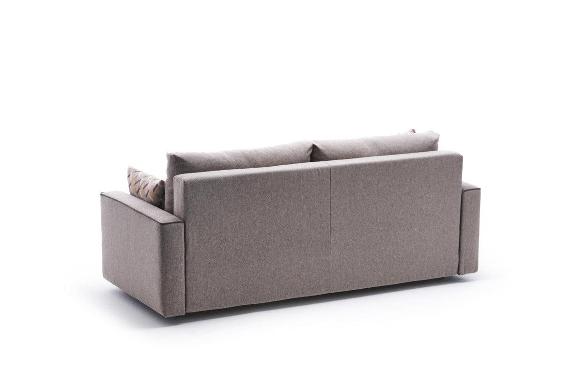 Canapea extensibilă Ece, 3 locuri, Diverse culori, 215x90x88 cm - Crem | SKU: 825BLC2591 | Canapea extensibilă Ece, 3 locuri, 215x90x88 cm, varianta Crem, produs pentru amenajarea locuinței, disponibil online în România la CasaMob