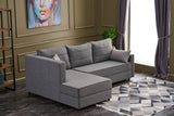 Canapea extensibilă Ece, Colț, Stânga, Diverse culori, 242x90x88 cm - Gri închis | SKU: 825BLC2594 | Canapea extensibilă Ece, Colț, Stânga, 242x90x88 cm, varianta Gri închis, produs pentru amenajarea locuinței, disponibil online în România la CasaMob