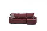 Canapea extensibilă Ece, Colț, Dreapta, Diverse culori, 242x90x88 cm - Bordo | SKU: 825BLC2599 | Canapea extensibilă Ece, Colț, Dreapta, 242x90x88 cm, varianta Bordo, produs pentru amenajarea locuinței, disponibil online în România la CasaMob
