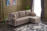 Canapea extensibilă Ece, Colț, Dreapta, Diverse culori, 242x90x88 cm - Crem | SKU: 825BLC2603 | Canapea extensibilă Ece, Colț, Dreapta, 242x90x88 cm, varianta Crem, produs pentru amenajarea locuinței, disponibil online în România la CasaMob