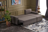 Canapea extensibilă Ece, Colț, Dreapta, Diverse culori, 242x90x88 cm - Maro | SKU: 825BLC2606 | Canapea extensibilă Ece, Colț, Dreapta, 242x90x88 cm, varianta Maro, produs pentru amenajarea locuinței, disponibil online în România la CasaMob