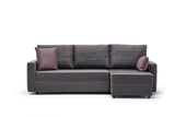 Canapea extensibilă Ece, Colț, Dreapta, Diverse culori, 242x90x88 cm - Maro | SKU: 825BLC2606 | Canapea extensibilă Ece, Colț, Dreapta, 242x90x88 cm, varianta Maro, produs pentru amenajarea locuinței, disponibil online în România la CasaMob