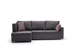 Canapea extensibilă Ece, Colț, Stânga, Diverse culori, 242x90x88 cm - Maro | SKU: 825BLC2607 | Canapea extensibilă Ece, Colț, Stânga, 242x90x88 cm, varianta Maro, produs pentru amenajarea locuinței, disponibil online în România la CasaMob