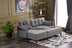 Gri închis | SKU: 825BLC2616 | Canapea extensibilă Comfort, Colț, Stânga, 205x165x80 cm, varianta Gri închis, produs pentru amenajarea locuinței, disponibil online în România la CasaMob