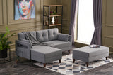 Canapea extensibilă Comfort, Colț, Stânga, Diverse culori, 205x165x80 cm - Gri închis | SKU: 825BLC2616 | Canapea extensibilă Comfort, Colț, Stânga, 205x165x80 cm, varianta Gri închis, produs pentru amenajarea locuinței, disponibil online în România la CasaMob