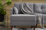 Canapea extensibilă Comfort, Colț, Stânga, Diverse culori, 205x165x80 cm - Gri închis | SKU: 825BLC2616 | Canapea extensibilă Comfort, Colț, Stânga, 205x165x80 cm, varianta Gri închis, produs pentru amenajarea locuinței, disponibil online în România la CasaMob