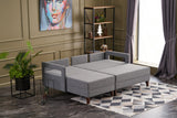 Canapea extensibilă Comfort, Colț, Stânga, Diverse culori, 205x165x80 cm - Gri închis | SKU: 825BLC2616 | Canapea extensibilă Comfort, Colț, Stânga, 205x165x80 cm, varianta Gri închis, produs pentru amenajarea locuinței, disponibil online în România la CasaMob