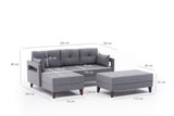 Canapea extensibilă Comfort, Colț, Stânga, Diverse culori, 205x165x80 cm - Gri închis | SKU: 825BLC2616 | Canapea extensibilă Comfort, Colț, Stânga, 205x165x80 cm, varianta Gri închis, produs pentru amenajarea locuinței, disponibil online în România la CasaMob