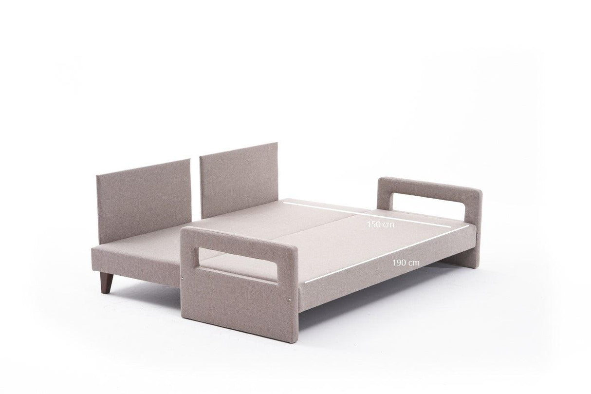 Canapea extensibilă Comfort, 3 piese, Diverse culori, 205x80x80 cm - Crem | SKU: 825BLC2617 | Canapea extensibilă Comfort, 3 piese, 205x80x80 cm, varianta Crem, produs pentru amenajarea locuinței, disponibil online în România la CasaMob