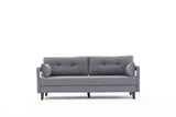 Canapea extensibilă Comfort, 3 piese, Diverse culori, 205x80x80 cm - Crem | SKU: 825BLC2617 | Canapea extensibilă Comfort, 3 piese, 205x80x80 cm, varianta Crem, produs pentru amenajarea locuinței, disponibil online în România la CasaMob