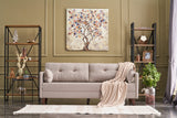 Canapea fixă 3 locuri Comfort, Crem, 206x80x80 cm