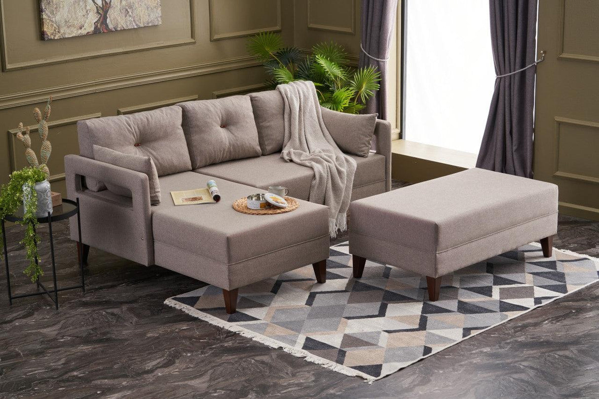 Canapea extensibilă Comfort, Colț, Stânga, Diverse culori, 205x165x80 cm - Antracit | SKU: 825BLC2632 | Canapea extensibilă Comfort, Colț, Stânga, 205x165x80 cm, varianta Antracit, produs pentru amenajarea locuinței, disponibil online în România la CasaMob