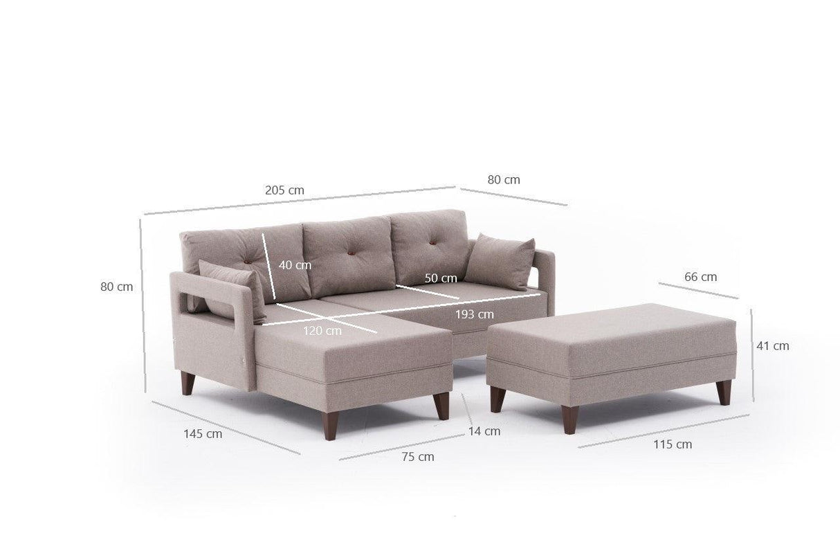 Canapea extensibilă Comfort, Colț, Stânga, Diverse culori, 205x165x80 cm - Antracit | SKU: 825BLC2632 | Canapea extensibilă Comfort, Colț, Stânga, 205x165x80 cm, varianta Antracit, produs pentru amenajarea locuinței, disponibil online în România la CasaMob