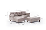 Canapea extensibilă Comfort, Colț, Stânga, Diverse culori, 205x165x80 cm - Antracit | SKU: 825BLC2632 | Canapea extensibilă Comfort, Colț, Stânga, 205x165x80 cm, varianta Antracit, produs pentru amenajarea locuinței, disponibil online în România la CasaMob