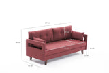 Canapea extensibilă Comfort, 3 piese, Diverse culori, 205x80x80 cm - Bordo | SKU: 825BLC2633 | Canapea extensibilă Comfort, 3 piese, 205x80x80 cm, varianta Bordo, produs pentru amenajarea locuinței, disponibil online în România la CasaMob