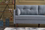 Canapea extensibilă Comfort, 3 piese, Diverse culori, 205x80x80 cm - Albastru | SKU: 825BLC2649 | Canapea extensibilă Comfort, 3 piese, 205x80x80 cm, varianta Albastru, produs pentru amenajarea locuinței, disponibil online în România la CasaMob