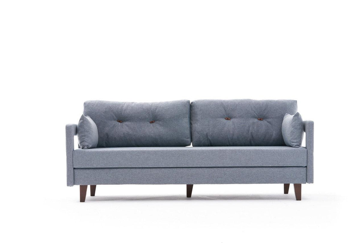 Canapea extensibilă Comfort, 3 piese, Diverse culori, 205x80x80 cm - Albastru | SKU: 825BLC2649 | Canapea extensibilă Comfort, 3 piese, 205x80x80 cm, varianta Albastru, produs pentru amenajarea locuinței, disponibil online în România la CasaMob