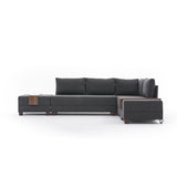 Canapea extensibilă de colț Fly, Dreapta, Diverse culori, 210x280x70 cm - Antracit | SKU: 825BLC2667 | Canapea extensibilă de colț Fly, Dreapta, 210x280x70 cm, varianta Antracit, produs pentru amenajarea locuinței, disponibil online în România la CasaMob