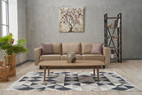 Canapea fixă Kale Velvet, Diverse culori, Diverse configurații, Diverse dimensiuni - Crem - 222x91x83 cm - 3 locuri | SKU: 825BLC2726 | Canapea fixă Kale Velvet, varianta Crem - 222x91x83 cm - 3 locuri, produs pentru amenajarea locuinței, disponibil online în România la CasaMob