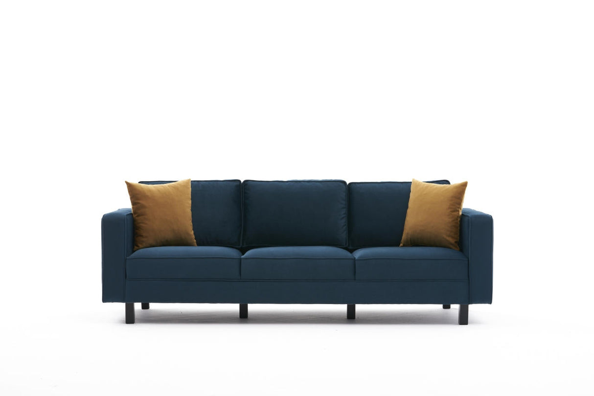 Canapea fixă Kale Velvet, Diverse culori, Diverse configurații, Diverse dimensiuni - Oil green - 222x91x83 cm - 3 locuri | SKU: 825BLC2728 | Canapea fixă Kale Velvet, varianta Oil green - 222x91x83 cm - 3 locuri, produs pentru amenajarea locuinței, disponibil online în România la CasaMob