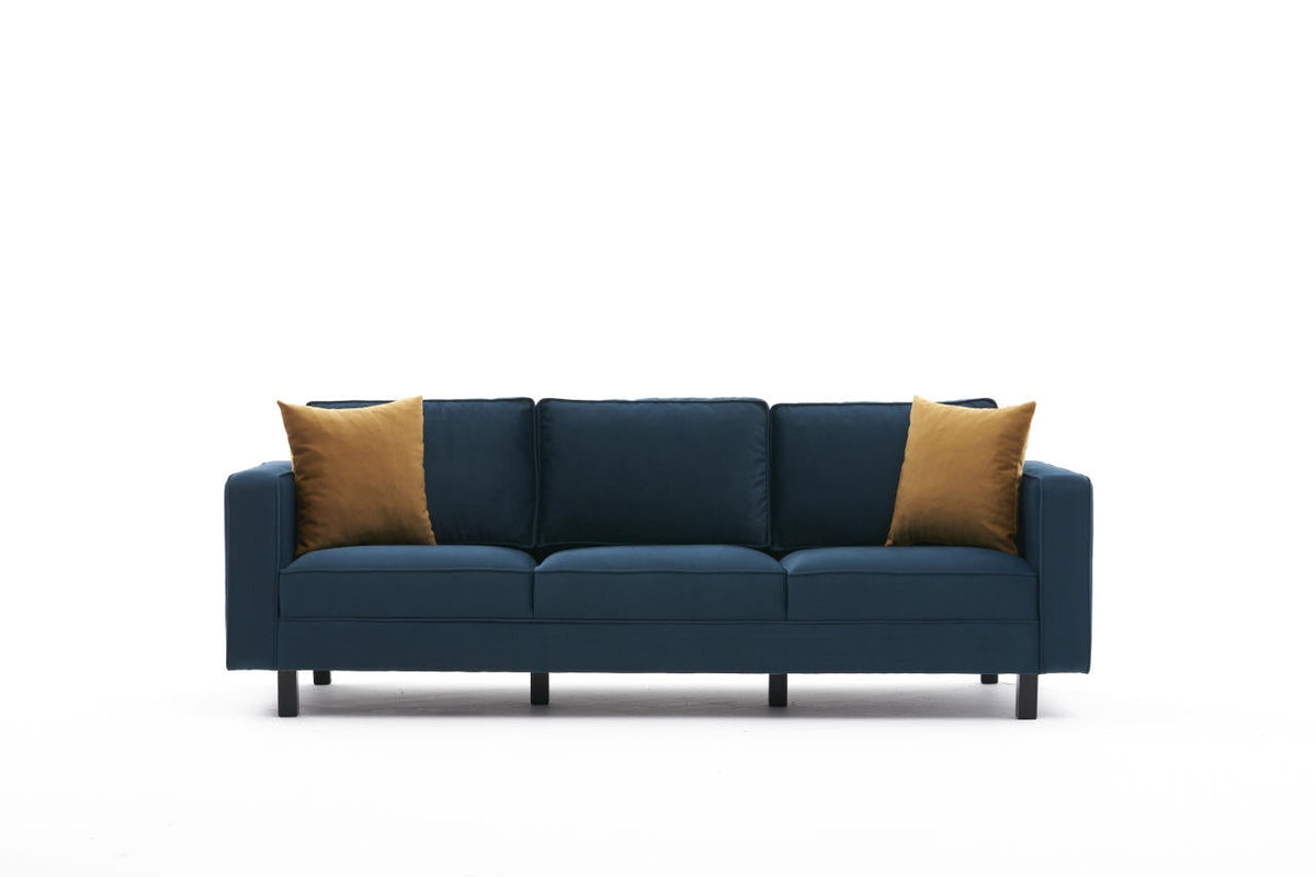 Oil green - 222x91x83 cm - 3 locuri | SKU: 825BLC2728 | Canapea fixă Kale Velvet, varianta Oil green - 222x91x83 cm - 3 locuri, produs pentru amenajarea locuinței, disponibil online în România la CasaMob