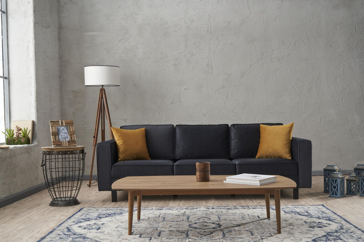 Canapea fixă Kale Velvet, Diverse culori, Diverse configurații, Diverse dimensiuni - Antracit - 222x91x83 cm - 3 locuri | SKU: 825BLC2727 | Canapea fixă Kale Velvet, varianta Antracit - 222x91x83 cm - 3 locuri, produs pentru amenajarea locuinței, disponibil online în România la CasaMob