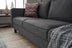 Antracit - 222x91x83 cm - 3 locuri | SKU: 825BLC2729 | Canapea fixă Kale Linen, varianta Antracit - 222x91x83 cm - 3 locuri, produs pentru amenajarea locuinței, disponibil online în România la CasaMob