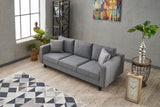 Canapea fixă Kale Linen, Diverse culori, Diverse configurații, Diverse dimensiuni - Gri - 222x91x83 cm - 3 locuri | SKU: 825BLC2731 | Canapea fixă Kale Linen, varianta Gri - 222x91x83 cm - 3 locuri, produs pentru amenajarea locuinței, disponibil online în România la CasaMob