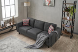 Canapea fixă Kale Linen, Diverse culori, Diverse configurații, Diverse dimensiuni - Antracit - 222x91x83 cm - 3 locuri | SKU: 825BLC2729 | Canapea fixă Kale Linen, varianta Antracit - 222x91x83 cm - 3 locuri, produs pentru amenajarea locuinței, disponibil online în România la CasaMob