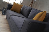Canapea fixă Kale Velvet, Diverse culori, Diverse configurații, Diverse dimensiuni - Antracit - 180x91x83 cm - 2 locuri | SKU: 825BLC2733 | Canapea fixă Kale Velvet, varianta Antracit - 180x91x83 cm - 2 locuri, produs pentru amenajarea locuinței, disponibil online în România la CasaMob