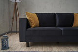 Canapea fixă Kale Velvet, Diverse culori, Diverse configurații, Diverse dimensiuni - Antracit - 180x91x83 cm - 2 locuri | SKU: 825BLC2733 | Canapea fixă Kale Velvet, varianta Antracit - 180x91x83 cm - 2 locuri, produs pentru amenajarea locuinței, disponibil online în România la CasaMob