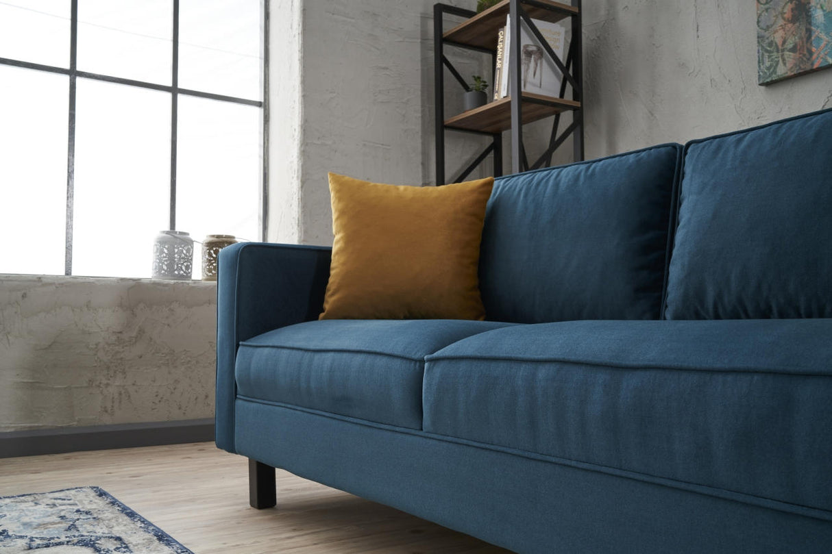 Canapea fixă Kale Velvet, Diverse culori, Diverse configurații, Diverse dimensiuni - Oil green - 180x91x83 cm - 2 locuri | SKU: 825BLC2734 | Canapea fixă Kale Velvet, varianta Oil green - 180x91x83 cm - 2 locuri, produs pentru amenajarea locuinței, disponibil online în România la CasaMob