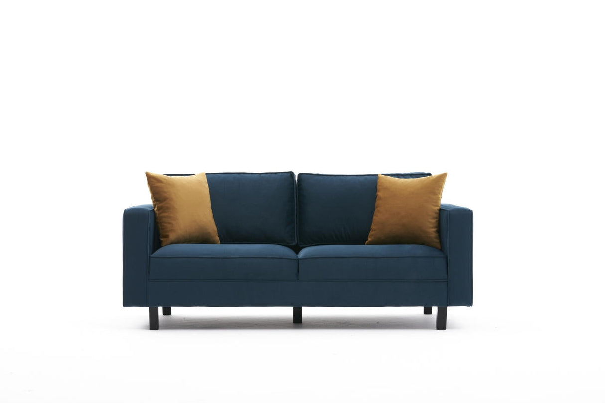 Canapea fixă Kale Velvet, Diverse culori, Diverse configurații, Diverse dimensiuni - Oil green - 180x91x83 cm - 2 locuri | SKU: 825BLC2734 | Canapea fixă Kale Velvet, varianta Oil green - 180x91x83 cm - 2 locuri, produs pentru amenajarea locuinței, disponibil online în România la CasaMob