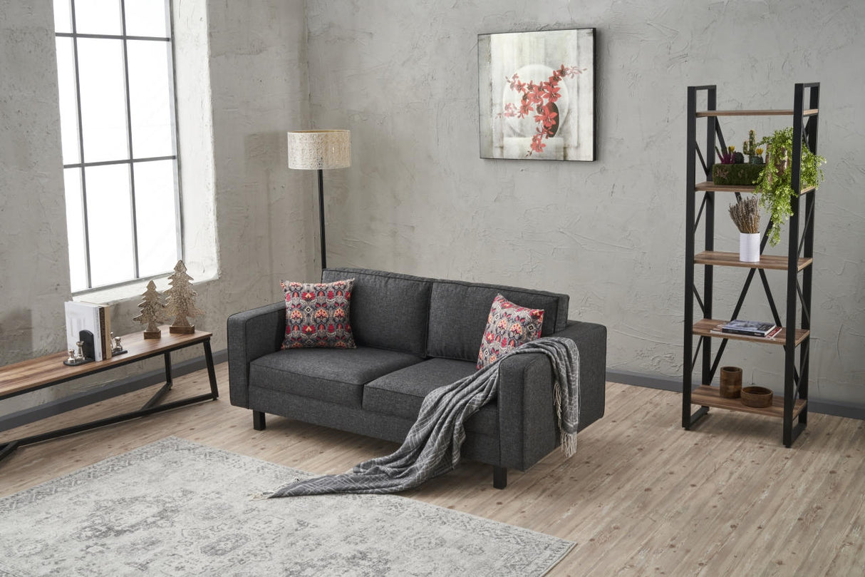 Canapea fixă Kale Linen, Diverse culori, Diverse configurații, Diverse dimensiuni - Antracit - 180x91x83 cm - 2 locuri | SKU: 825BLC2735 | Canapea fixă Kale Linen, varianta Antracit - 180x91x83 cm - 2 locuri, produs pentru amenajarea locuinței, disponibil online în România la CasaMob
