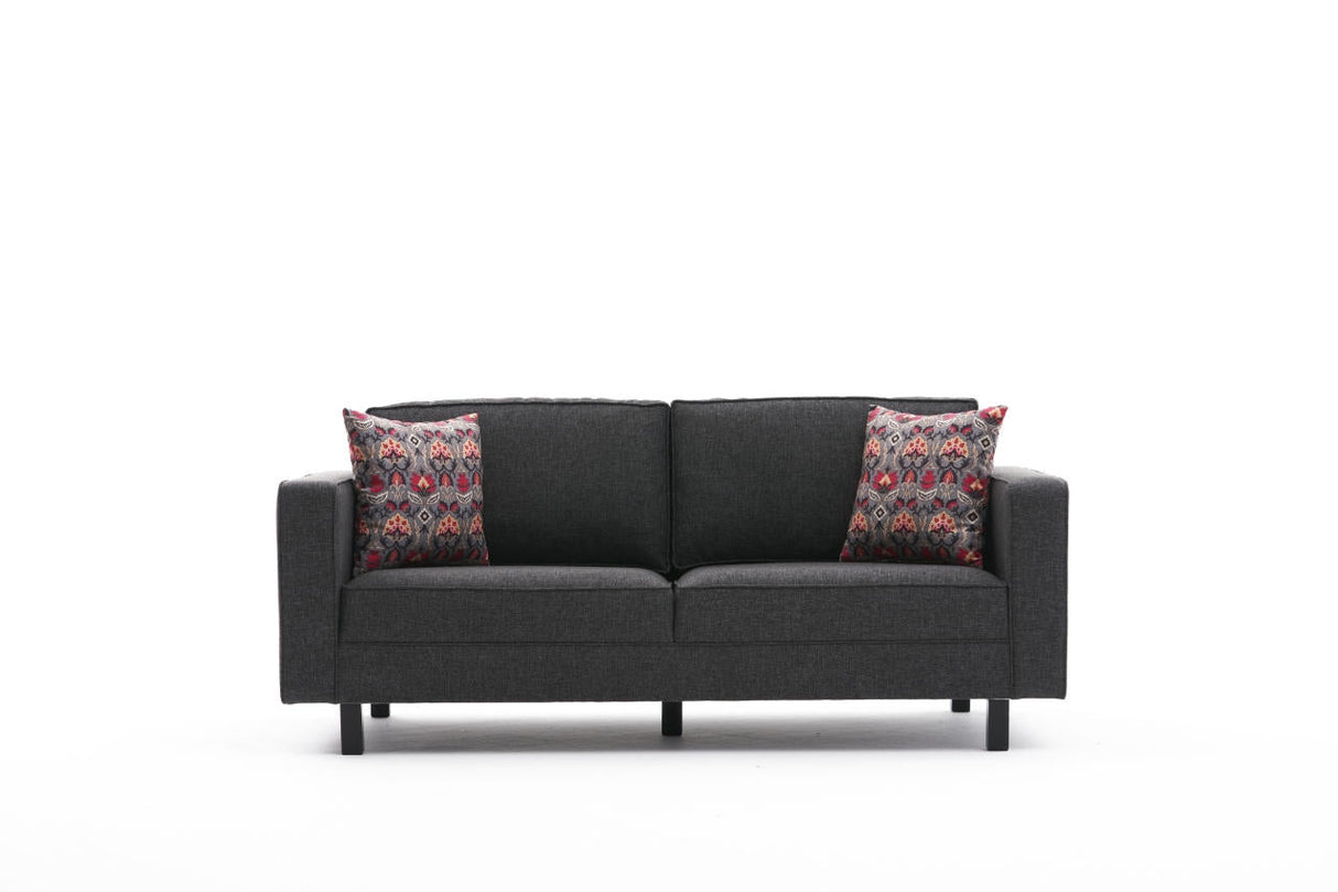 Canapea fixă Kale Linen, Diverse culori, Diverse configurații, Diverse dimensiuni - Antracit - 180x91x83 cm - 2 locuri | SKU: 825BLC2735 | Canapea fixă Kale Linen, varianta Antracit - 180x91x83 cm - 2 locuri, produs pentru amenajarea locuinței, disponibil online în România la CasaMob