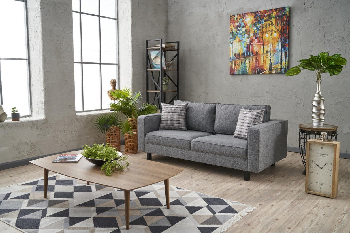 Canapea fixă Kale Linen, Diverse culori, Diverse configurații, Diverse dimensiuni - Gri - 180x91x83 cm - 2 locuri | SKU: 825BLC2737 | Canapea fixă Kale Linen, varianta Gri - 180x91x83 cm - 2 locuri, produs pentru amenajarea locuinței, disponibil online în România la CasaMob