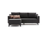 Canapea extensibilă 3 locuri Doga 3-Seat, Diverse culori, 230x90x74 cm - Antracit | SKU: 825BLC2747 | Canapea extensibilă 3 locuri Doga 3-Seat, 230x90x74 cm, varianta Antracit, produs pentru amenajarea locuinței, disponibil online în România la CasaMob