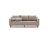 Canapea extensibilă 3 locuri Doga 3-Seat, Diverse culori, 230x90x74 cm - Crem | SKU: 825BLC2749 | Canapea extensibilă 3 locuri Doga 3-Seat, 230x90x74 cm, varianta Crem, produs pentru amenajarea locuinței, disponibil online în România la CasaMob
